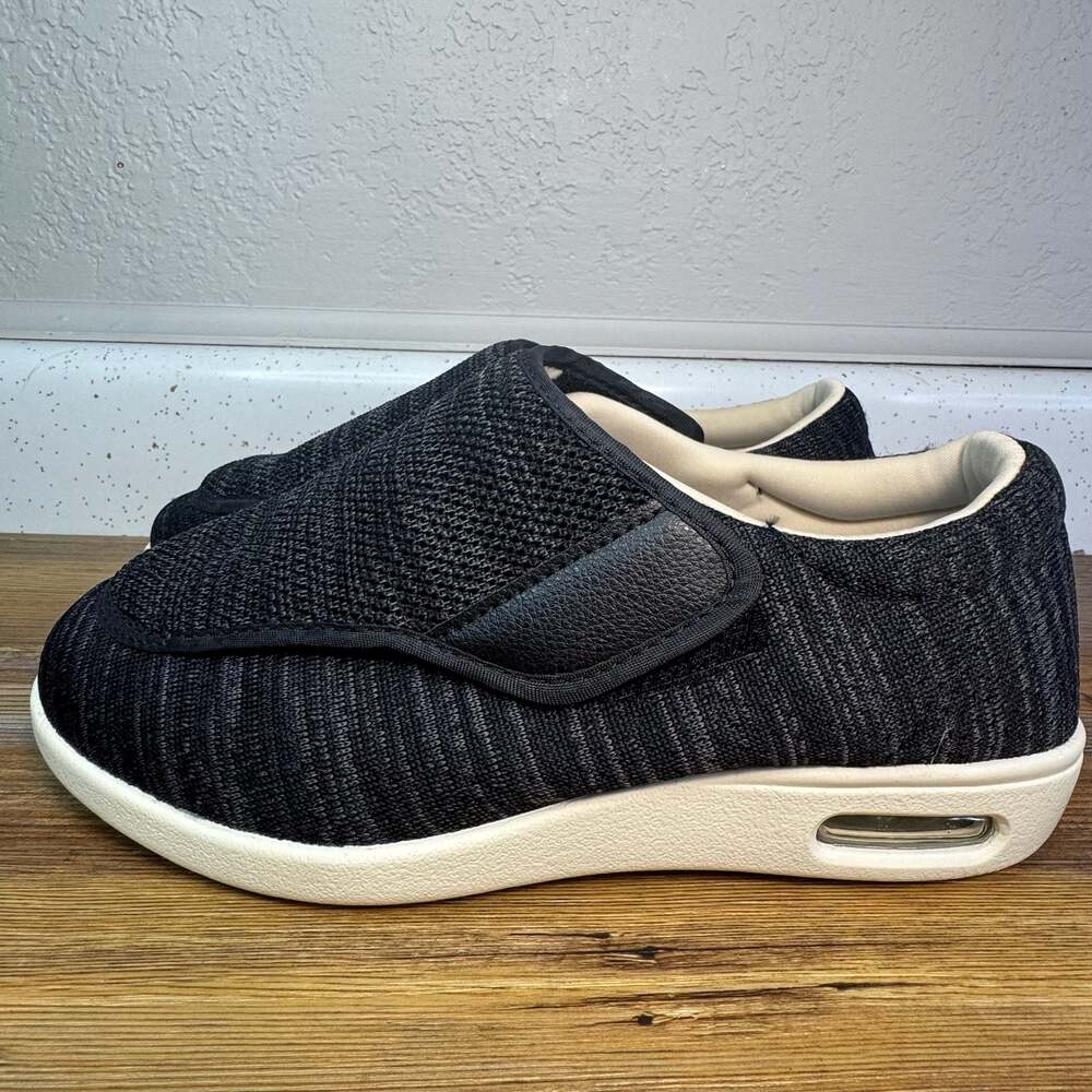 Youyun Extra Wide Diabetic Orthopedic Walking Shoes with Memory Foam M8.5 W9.5
